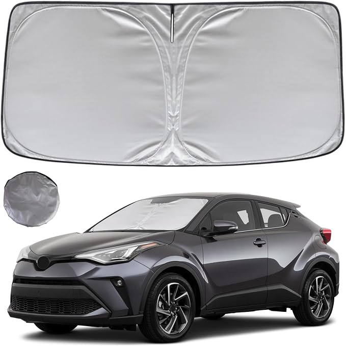 KAYZT Windshield Sun Shade for 2018-2023 Toyota CHR CH-R SUV Foldable Sunshade by KAYZT