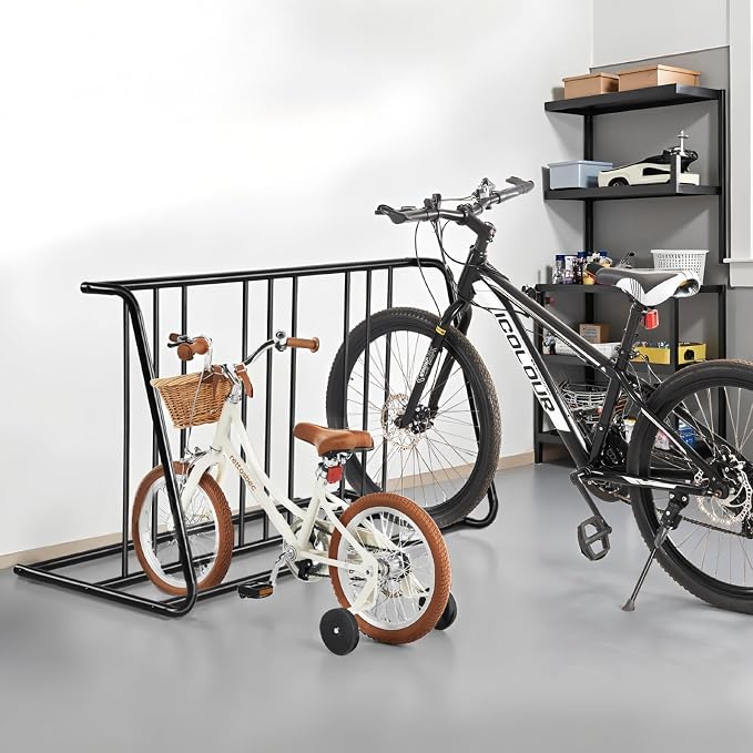 VEVOR Bike Rack, Fits Tire Width 3 Inch/76.2 mm, Carbon Steel Double-Sided Grid - Image 8