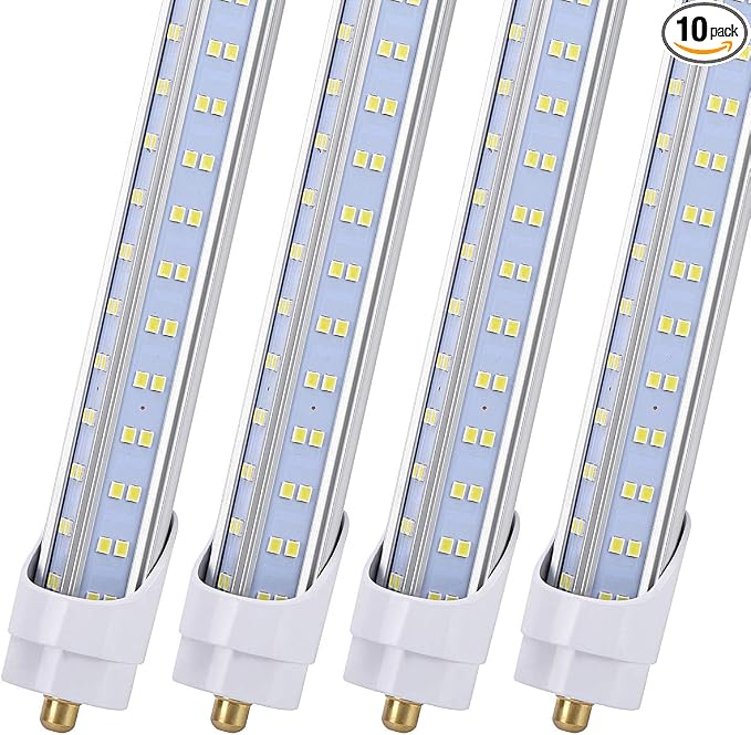 T8 T10 T12 8FT LED Light Bulbs, Single Pin Fa8 Base, 8 Foot LED Fluorescent by DOUYIDOUBEST-LEDLIGHTING