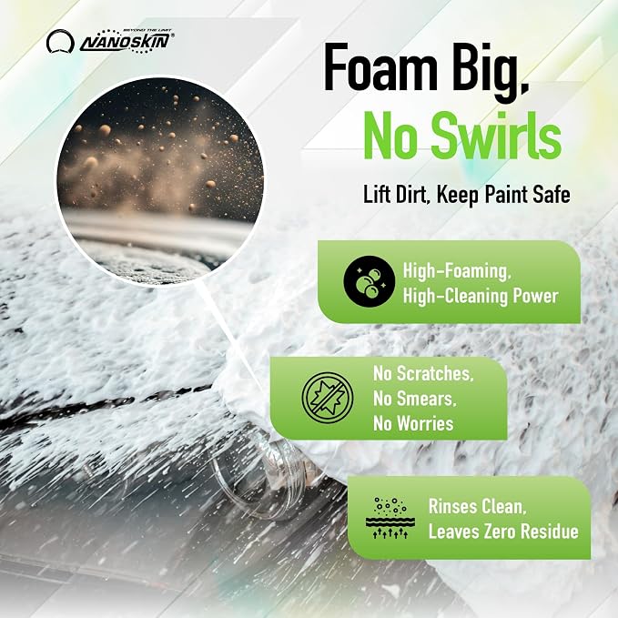 Nanoskin BUBBLE BATH Foaming Car Wash Shampoo 1 Gallon - Image 3