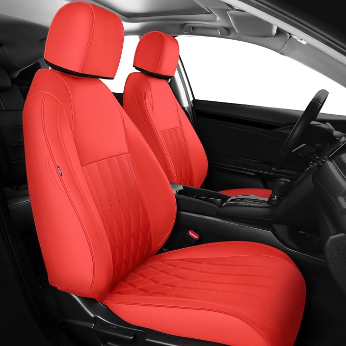 Seat Covers for Honda Civic Sedan 4DR Sedan LX 2022 2023 2024 2025.Faux Leather - Image 3