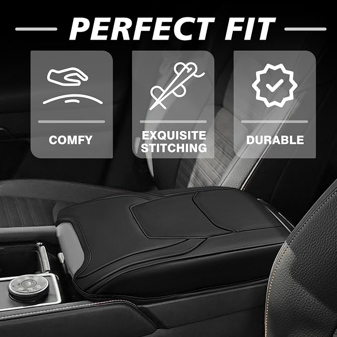 Muslogy Center Console Armrest Cover Compatible - Image 5