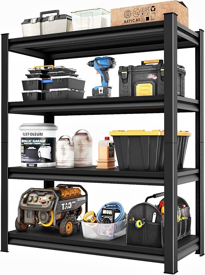 Garage Storage Shelves Heavy Duty, 48”W Garage Shelving and Storage Rack - Image 7