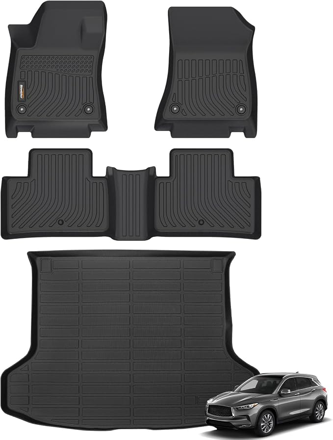 Binmotor-All Weather Car Floor Mats and Cargo Liner Set by VisittheBinmotor