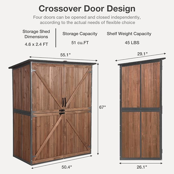 Outdoor Storage Shed with Floor - Image 6