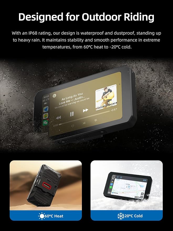 AIO-5 Play for BMW Motorcycles, 3-Pin Interface, Plug-and-Play Smart Display - Image 6