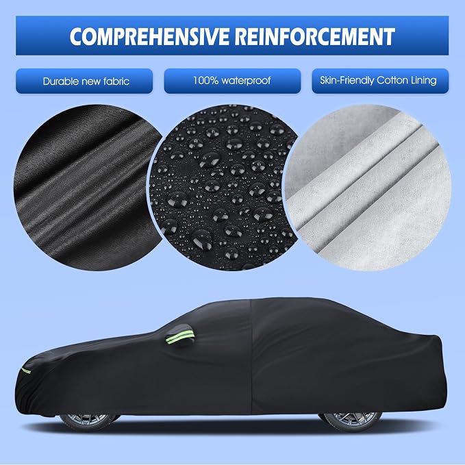 Car Cover Custom Fit for 2007-2025 BMW 3 Series M3 320i 325i 328i 330i 340i - Image 3