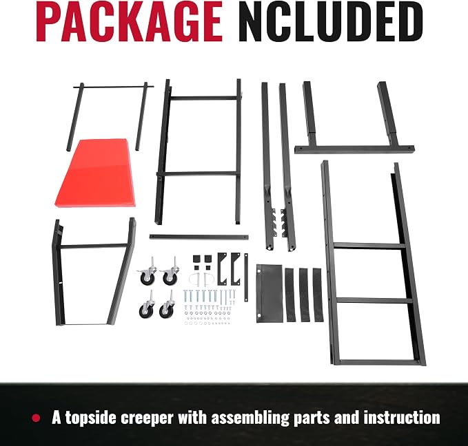 HECASA Top Automotive Creeper Easily Access Repair Engines - Image 8