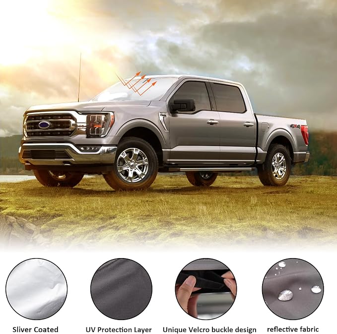 Windshield Sun Shades Sunshade fit - Image 4