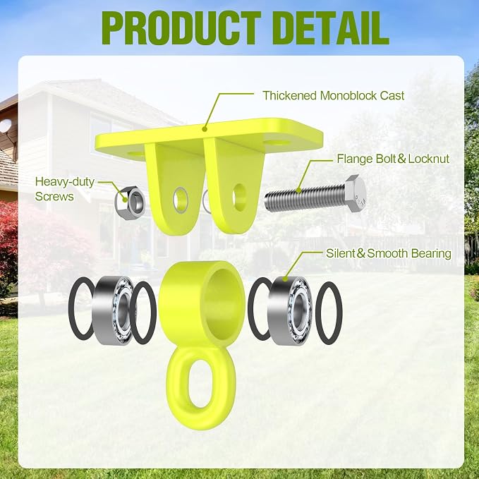 Swing Hangers, Heavy Duty Porch Swing Hanging Kit - Image 3