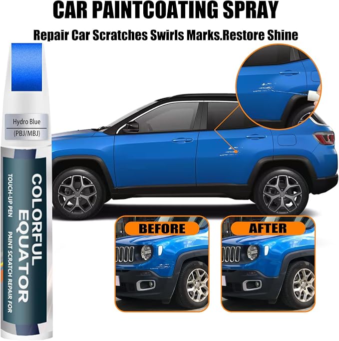 PBJ/MBJ Hydro Blue/Laser Blue Pearl Touch Up Paint - Image 3