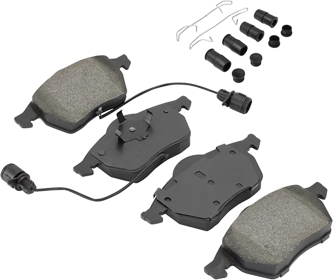 Premium Semi-Metallic Front Brake Pads Compatible - Image 2
