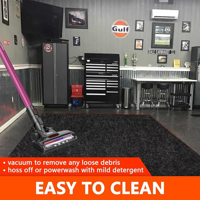 Non-Slip Garage Floor Mat for Under Car, Waterproof Backing, Protects Floor - Image 6
