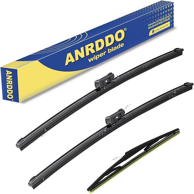 3 wipers Replacement For Toyota C-HR CHR 2016 2017 2018 2019 2020 2021 2022 by ANRDDO