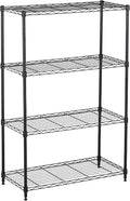Displays By Jack 4 Tier Wire Shelving Unit Storage Rack, Metal Heavy Duty by DisplaysByJack