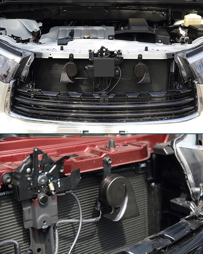 Car Horn Kit for Toyota Lexus, 12V Loud Waterproof Auto Horn, High Low Dual - Image 4