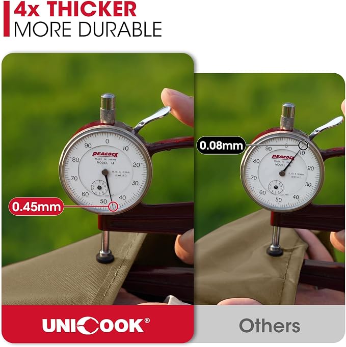 Unicook Grill Cover 60 Inch, Heavy Duty Waterproof Gas Grill Cover - Image 4