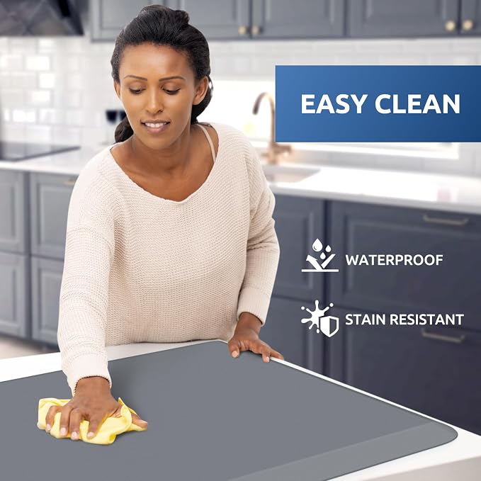 KitchenClouds Kitchen Mat Cushioned Anti Fatigue Rug 30"x108" Waterproof - Image 3