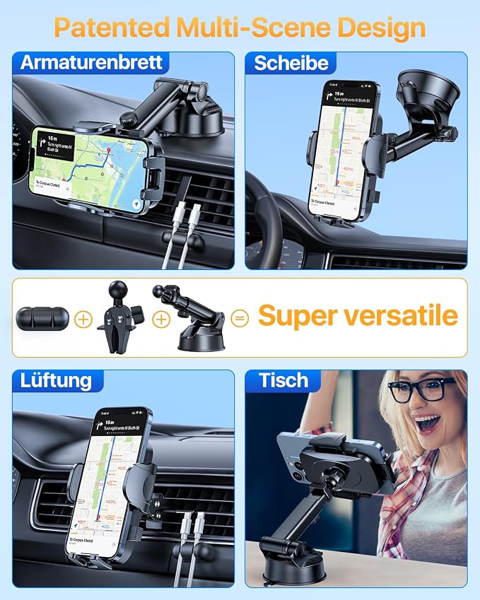 YRU Car Phone Holder Mount, Dashboard Cell Phone Holder - Image 6
