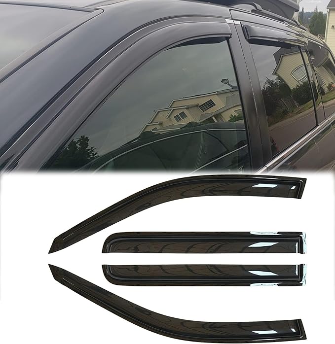 94452 Sunproof Waterproof Side Window Wind Deflector, Window Visor fit - Image 3