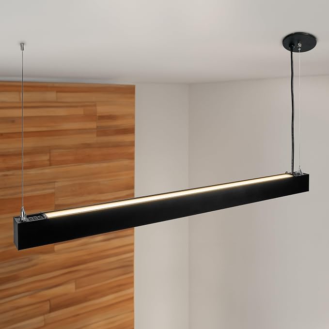 Maxxima 4 ft. LED Black Linear Light, Up and Down Adjustable Light Output - Image 9