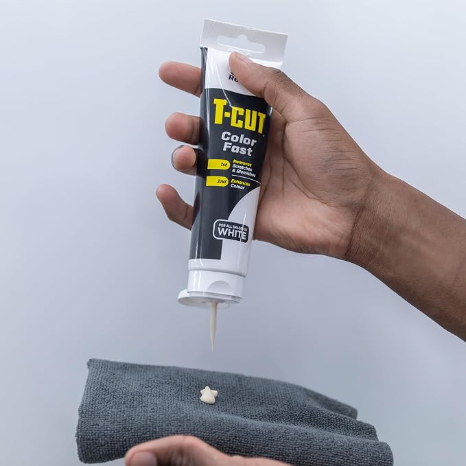 T-Cut Color Fast White Car Wax Polish Scratch Remover Color Enhancer, 5.3 Oz - Image 3