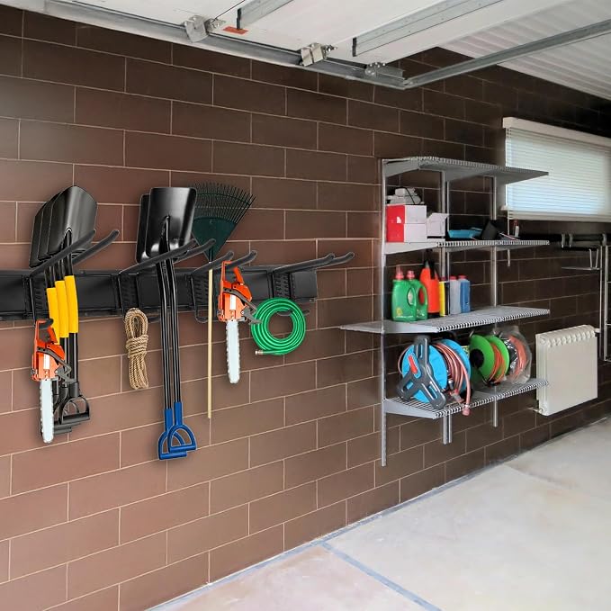 Garage Storage Rack Hooks, 32 Inch Heavy Duty Wall Mount Garage Organization - Image 6