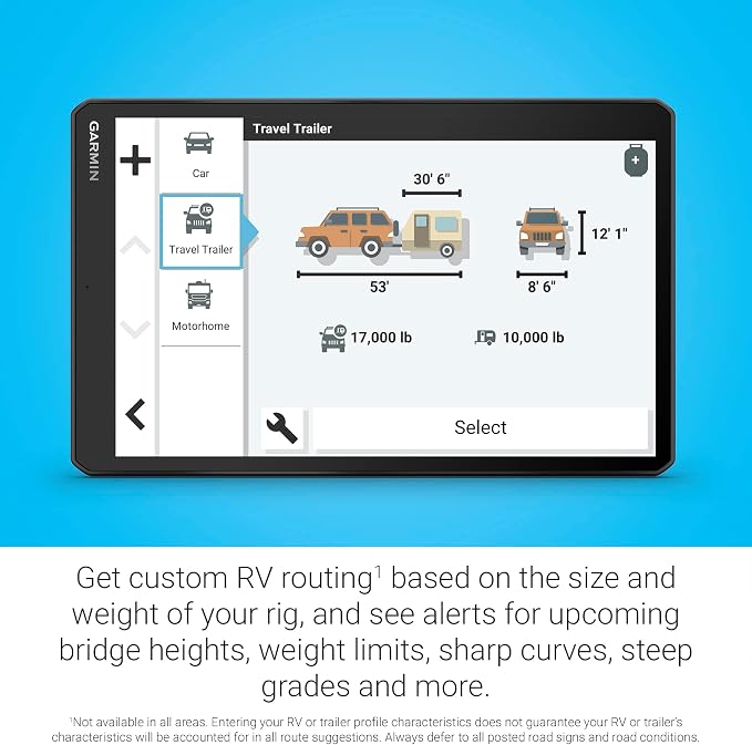 Garmin RV 1095, Extra-Large, Easy-to-Read 10” GPS RV Navigator, Custom RV - Image 4
