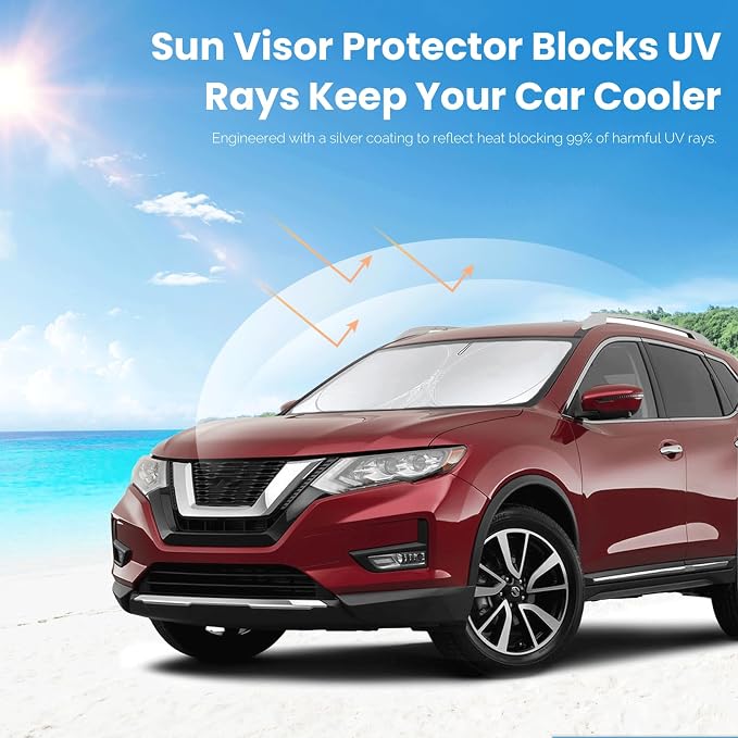 Custom Fit Rogue 3rd Windshield Sunshade - Image 5
