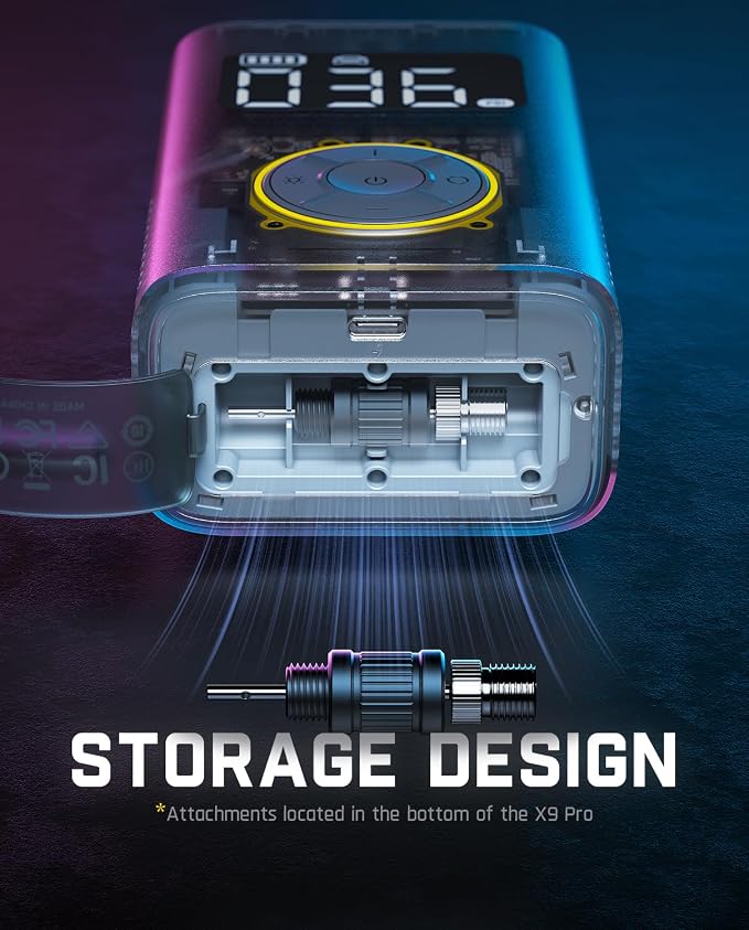 Fanttik X9 Pro Portable Tire Inflator - Image 3