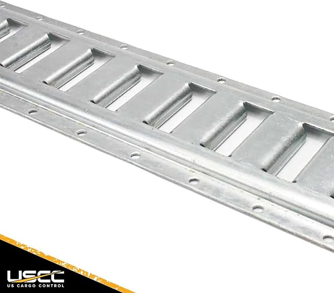 US Cargo Control E Track, Made in USA, 12 Gauge Steel 5 FT Galvanized E Track - Image 2