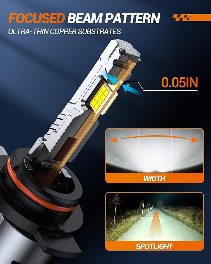 SEALIGHT 9012 Bulbs Brightest 40000LM 6500K - Image 2