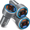 USB C Car Charger, 3 Pack 65W 12V Car Charger Adapter Multi Port QC 3.0+PD 30W by Costyle