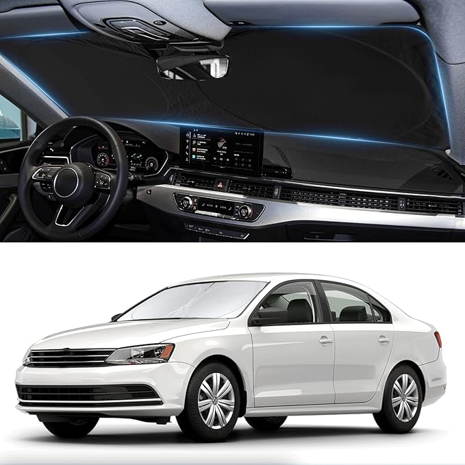 Custom Fit VW Jetta Windshield Sunshade by INSAUTO