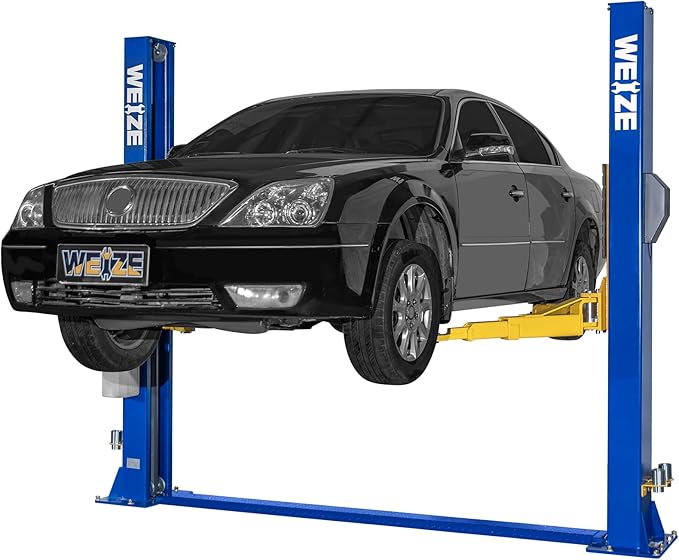 WEIZE 2 Post Automotive Car Lift, 000 lbs Capacity, 220V 4HP Powerful Motor - Image 7