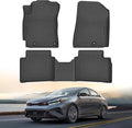 Powerty Floor Mats for 2019-2022 2023 2024 Kia Forte Accessories All Weather by Powerty