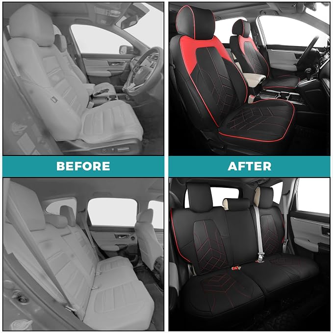 for Honda CRV Seat Covers Custom Fit 2017-2022 EXL EX LX Sport, Hybrid - Image 5