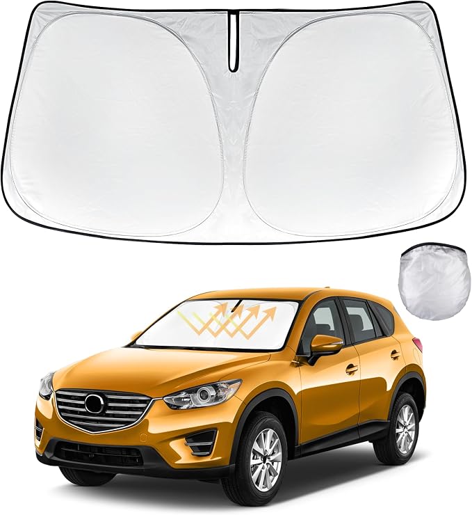 for Mazda CX5 Foldable Windshield Sun Shade by SLOGENTO