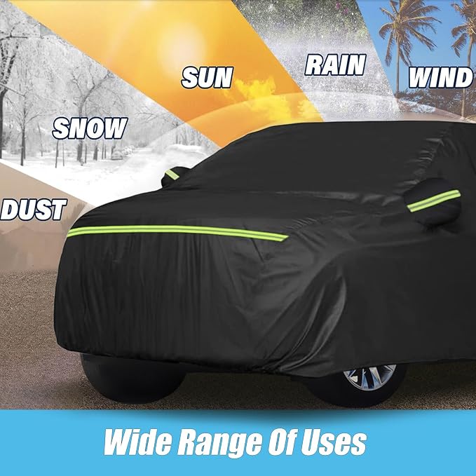 Waterproof Car Covers for 2021-2023 Hyundai Santa Cruz 210T Custom Outdoor - Image 7