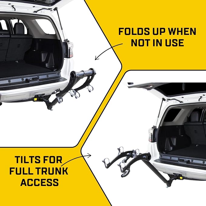 Saris Bones 2-Bike Hitch Rack Bicycle Carrier, - Image 5