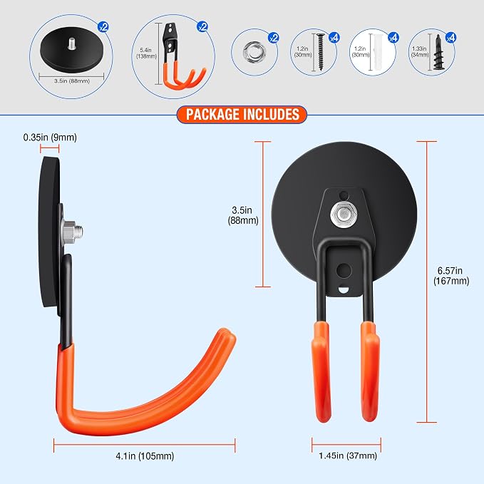 Large Strong Magnetic Hooks For Hanging Heavy Duty, Industrial Magnet Hook - Image 5