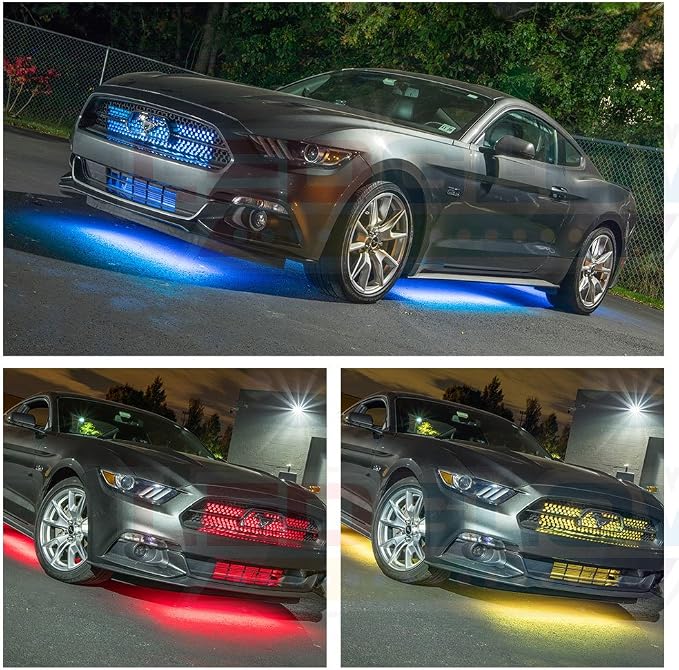 LEDGlow 4pc Million Color Multi-Color LED Underbody Underglow & 2pc Interior - Image 4