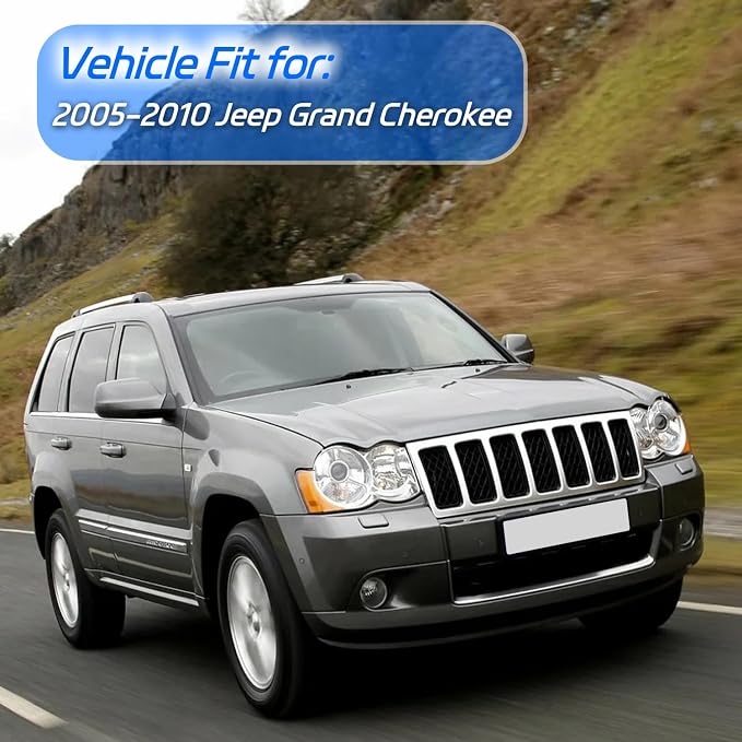 Rain Guard Fit for 2005-2010 Jeep Grand Cherokee, Outside Mount Side Window - Image 3