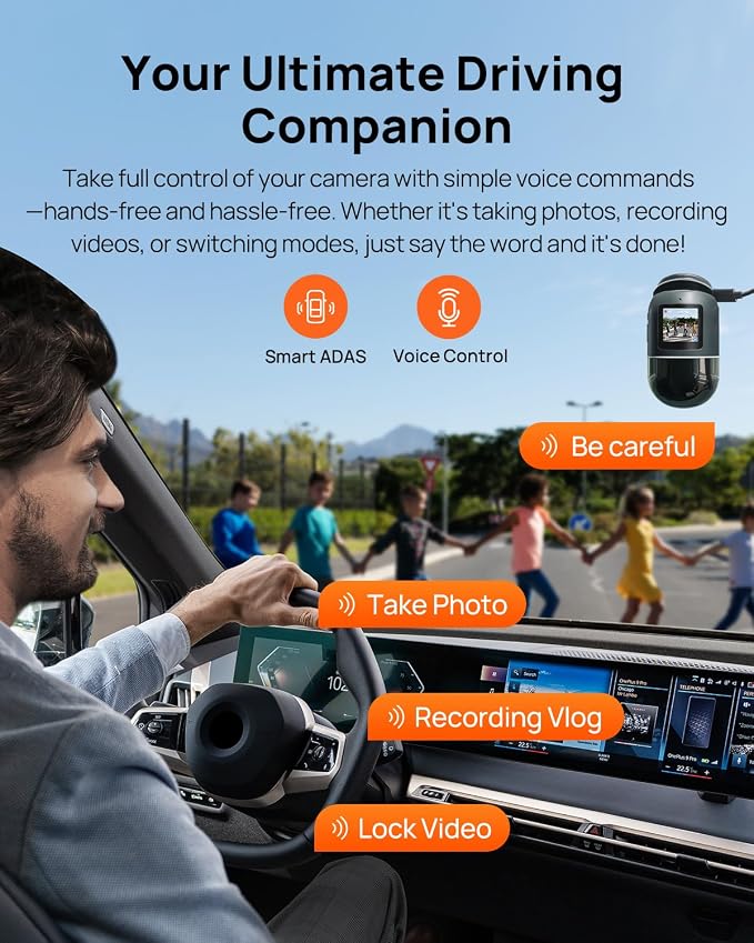 70mai Dual Dash Cam Front and Rear 4K, Car Camera - Image 8