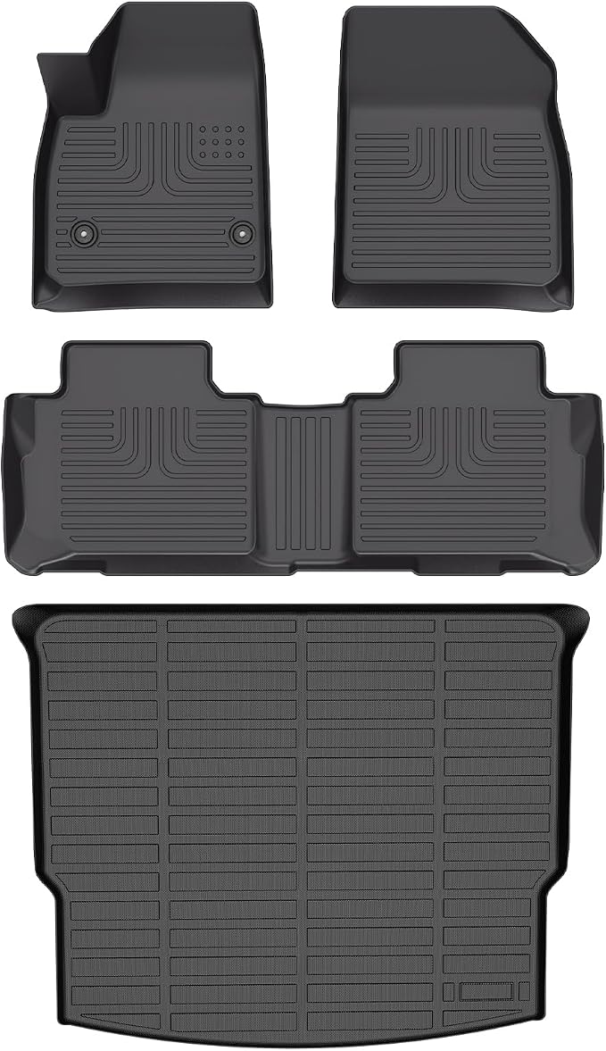 Wayhigh-All Weather Floor Mats & Cargo Liner Set by Wayhigh