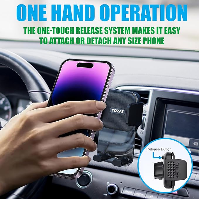 Car Phone Holder for Dashboard, Windshield, Air Vent - Image 4