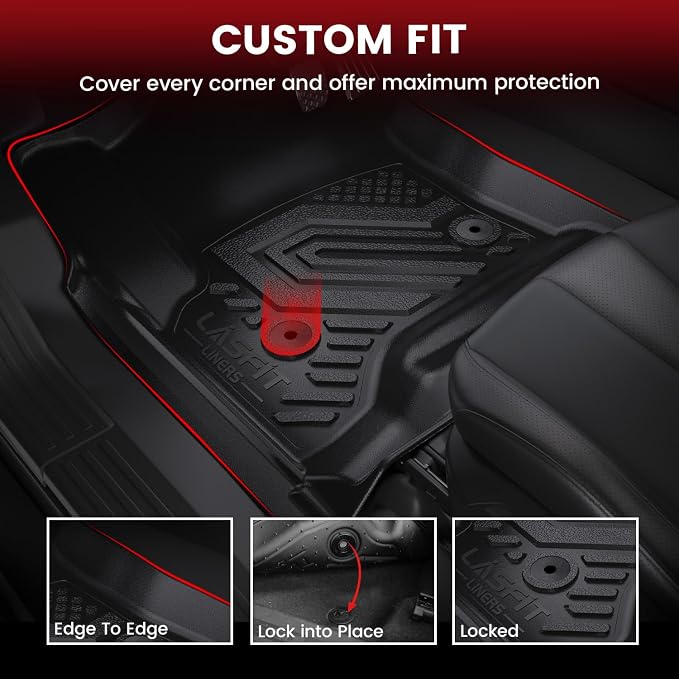 LASFIT Floor Mats & Cargo Liner 2015-2020 & Only 7/8 Seats - Image 6