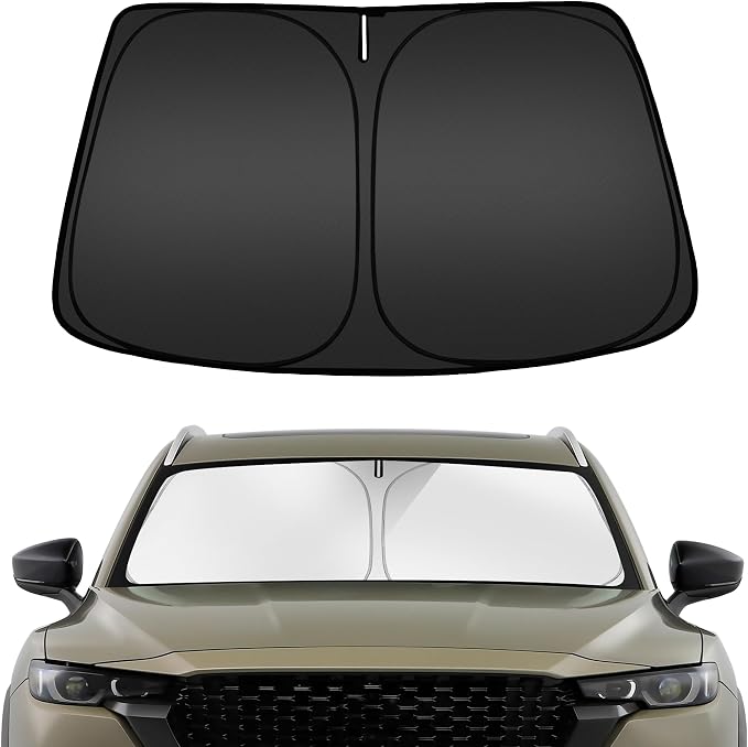 ARISMOTOR Windshield Sun Shade for Mazda CX-50 2023-2025 2026, Custom Fit by ARISMOTOR
