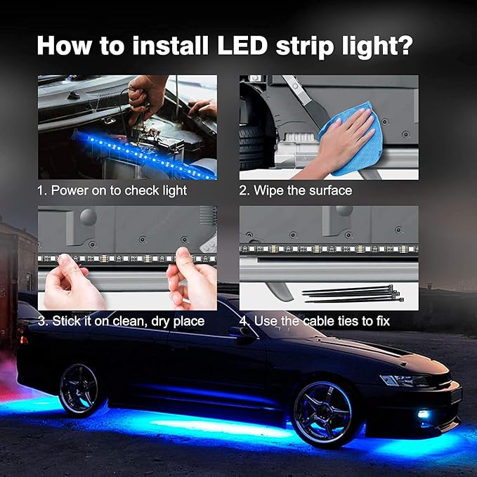 Exterior Car LED Strip Lights - Image 7