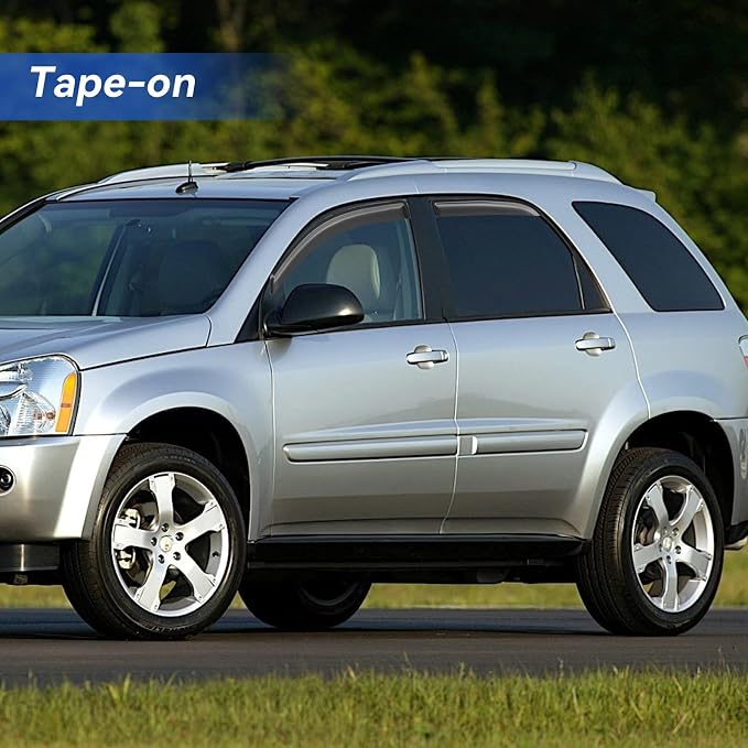 Window Visors Rain Guards for 2005 2006 2007 2008 2009 Chevy Equinox, - Image 3